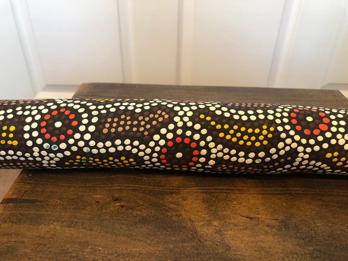 Handmade Didgeridoo 25 inch painted