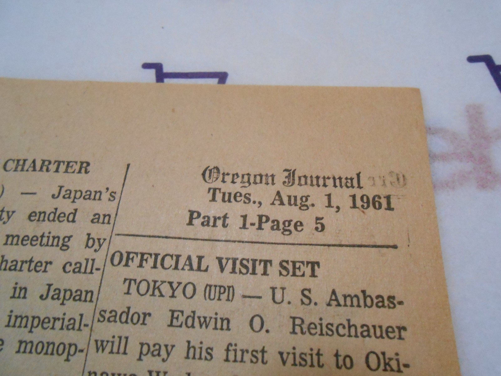 THE OREGON JOURNAL - OLYMPIA BEER 