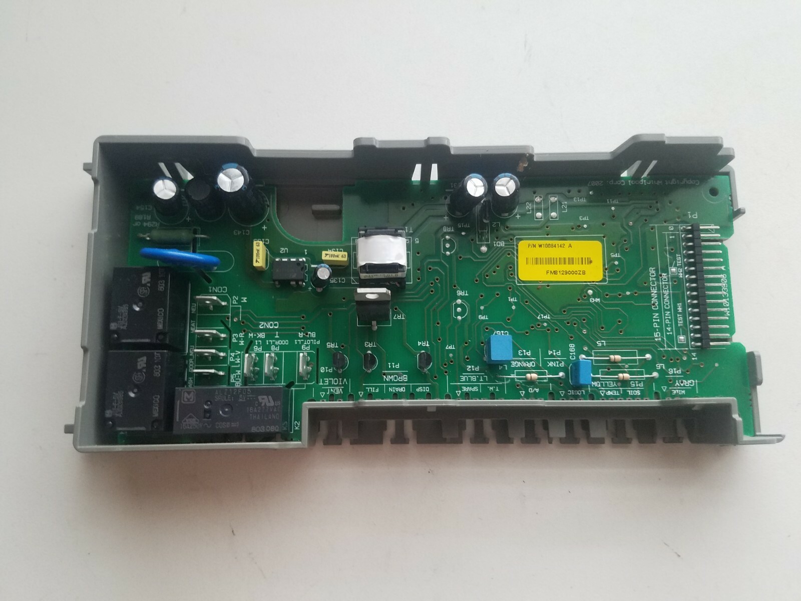 Whirlpool Dishwasher GU2455XTST3 Control Board W10084142