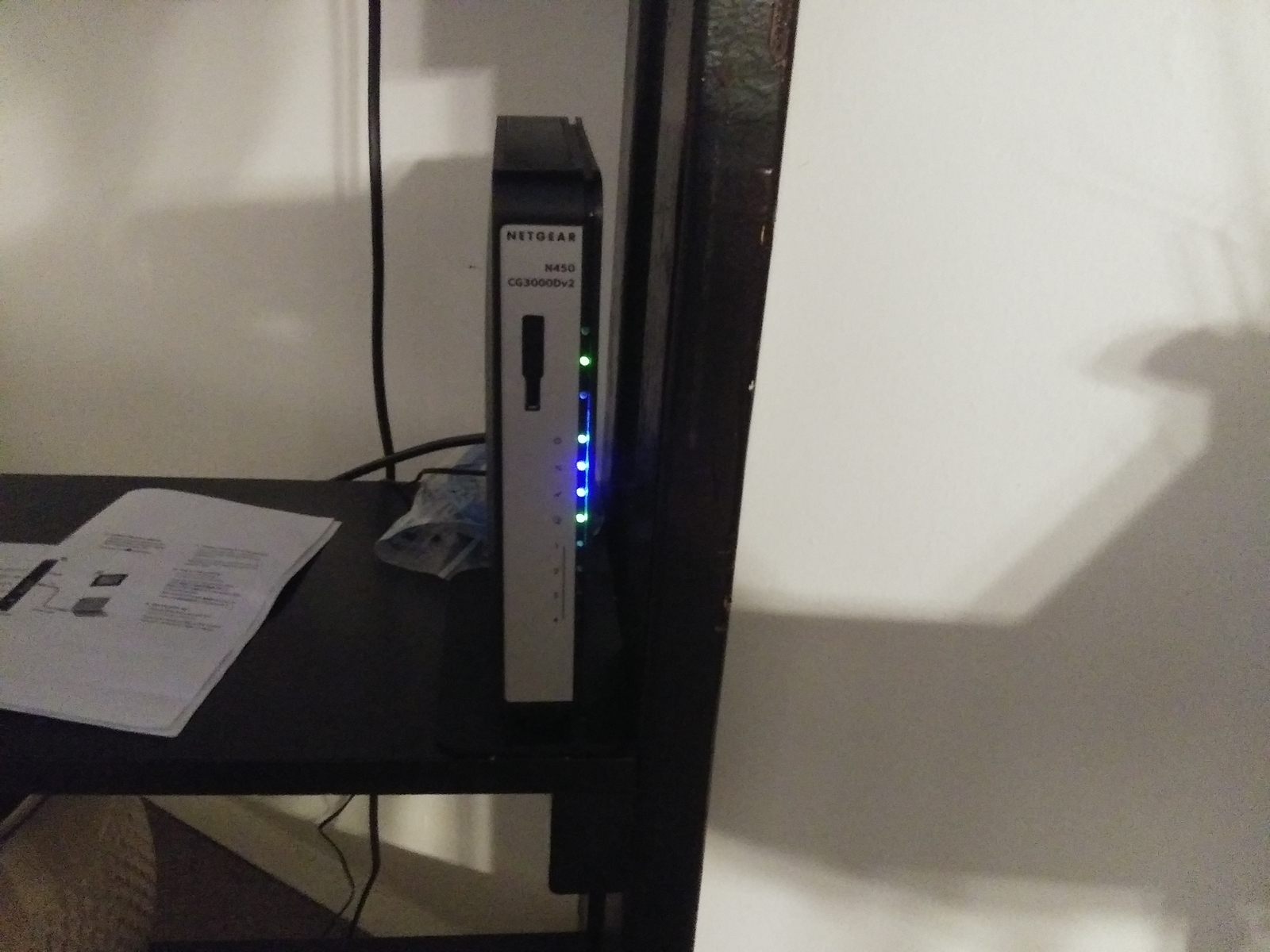 NETGEAR CG3000Dv2 N450 Wireless Cable Modem Router 606449087482 eBay