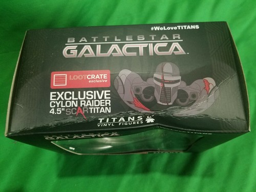 LOOT CRATE EXCLUSIVE BATTLESTAR GALACTICA CYLON RAIDER SCAR VINYL REPLICA