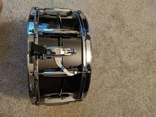 Pearl sensitone elite brass snare drum 14x6.5