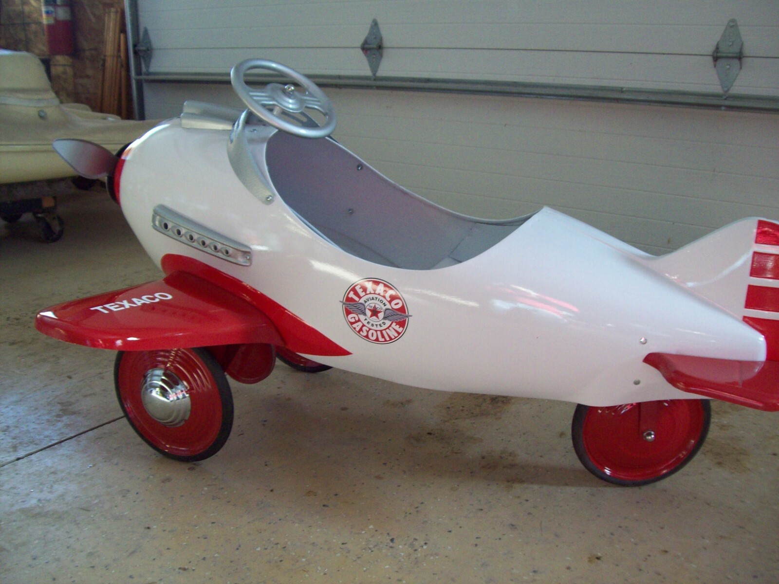 Vintage 1941 steelcraft pedal airplane