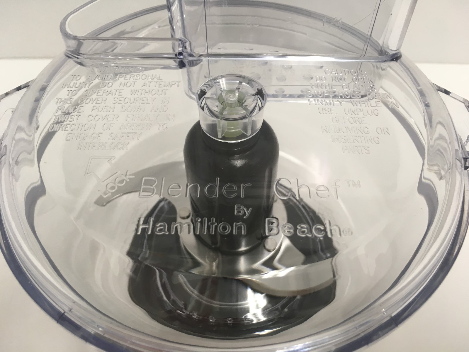 HAMILTON BEACH Food Processor Attachment Blender Chef FP04 Black