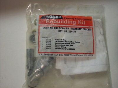 FAUCET, SEXAUER PREMIUM REBUILDING KIT CAT. NO. 254474