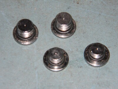 FOUR - 5/16 & 3/8 Vintage Hex  Port Plug for Regulator First Stage Dive Scuba #6