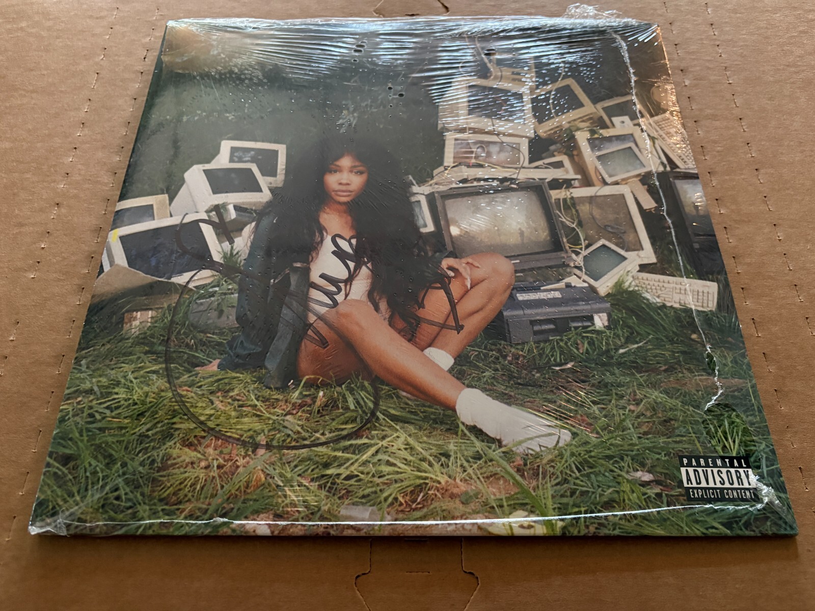 NEW SUPER RARE SZA - Ctrl GREEN Vinyl 2xLP SIGNED NEW SUPER RARE SZA - Ctrl GREEN Vinyl 2xLP SIGNED