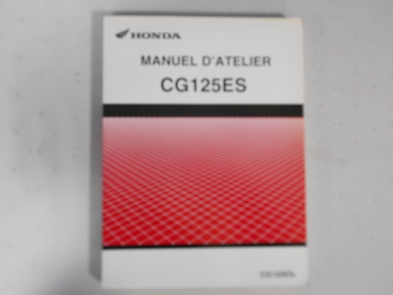 Manuel D'Atelier Pour Honda Cg125es  Cg 125es