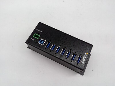 StarTech.com 7 Port USB Hub   Metal Industrial USB 3.0 Data Hub HB30A7AME