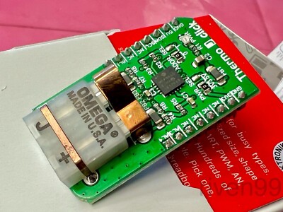 MikroE Thermo J click Board, MCP9600 for Type-J -150 to 1200C Thermocouples, I2C