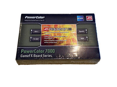NEW Powercolor Radeon 7000 64 Mb