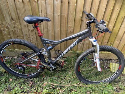 Specialized S-Works Stumpjumper 120 FSR Full Suspension MTB Many Upgrades