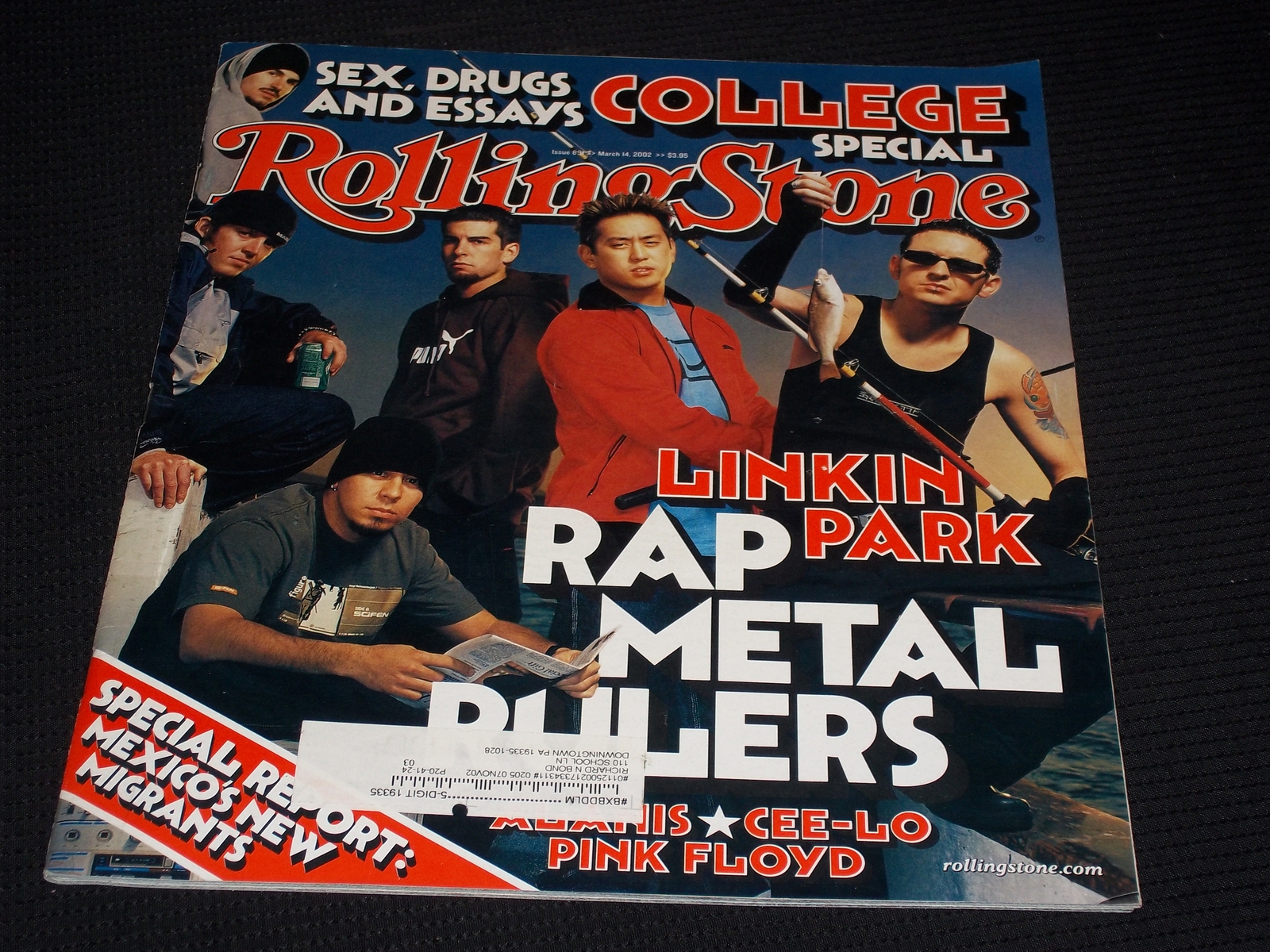 2002 MARCH 14 ROLLING STONE MAGAZINE - LINKIN PARK NICE