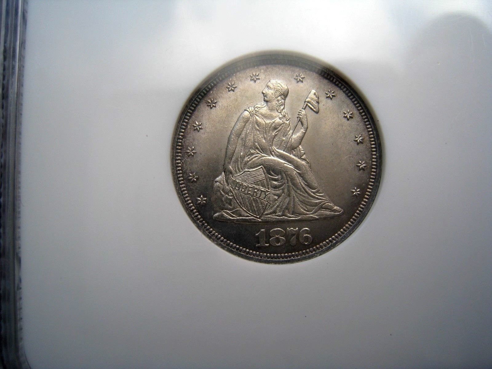1876 Twenty Cent Piece ..... NGC  MS 63 .... Rarity in this grade...Certified