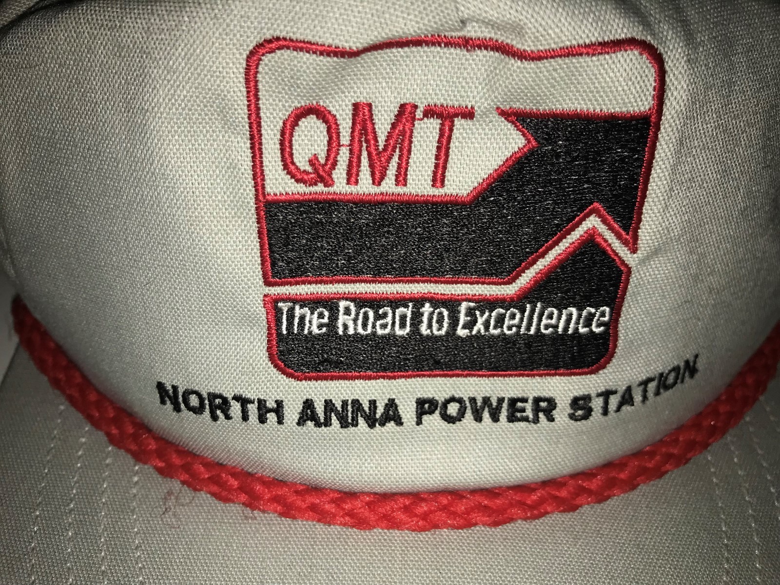 VINTAGE NORTH ANNA POWER STATION QMT SNAPBACK DRAW ROPE TRUCKER STYLE ONE SIZE