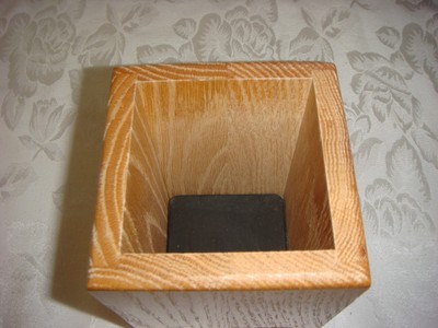 CUTCO OAK KITCHEN TOOL UTENSIL HOLDER