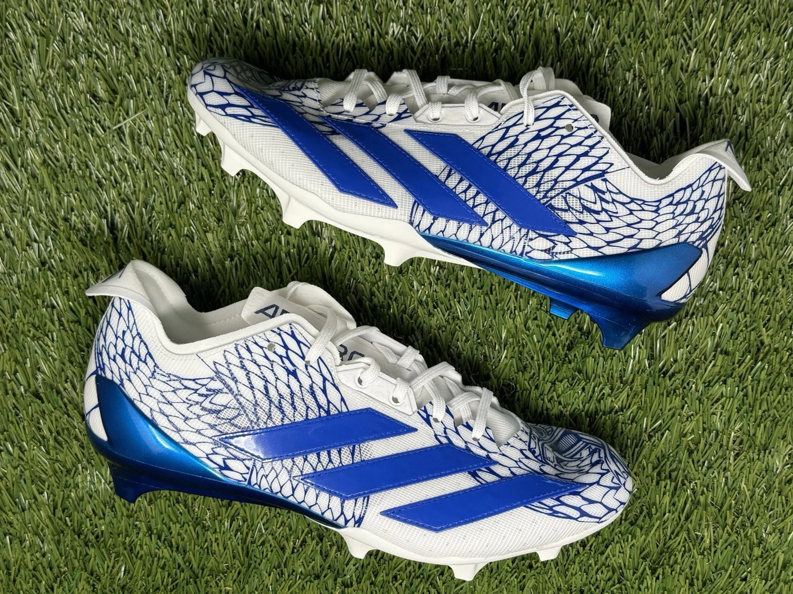 Adizero Electric Cleats WHT/SIL　27.5㎝　S Amazon.com | adidas Mens Adizero Electric Football Sneakers