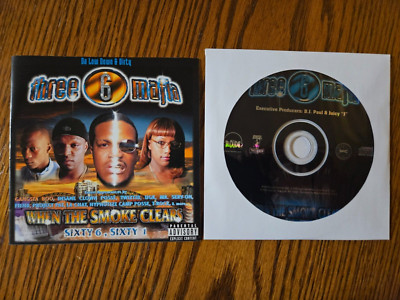 Three 6 Mafia - When the Smoke Clears Sixty 6, Sixty 1 CD + Front Booklet Insert