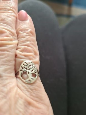 Solid 925 Sterling Silver Tree Of Life Ring in 20 Sizes G-Z