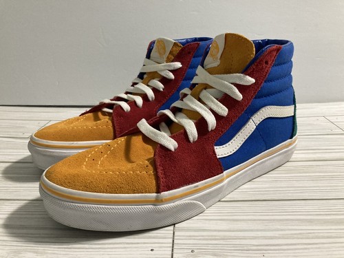 ★vans★Hi-STANDARD 27cm VANS High Top Shoes With Dragons 721356 Green Lace Up & Zip