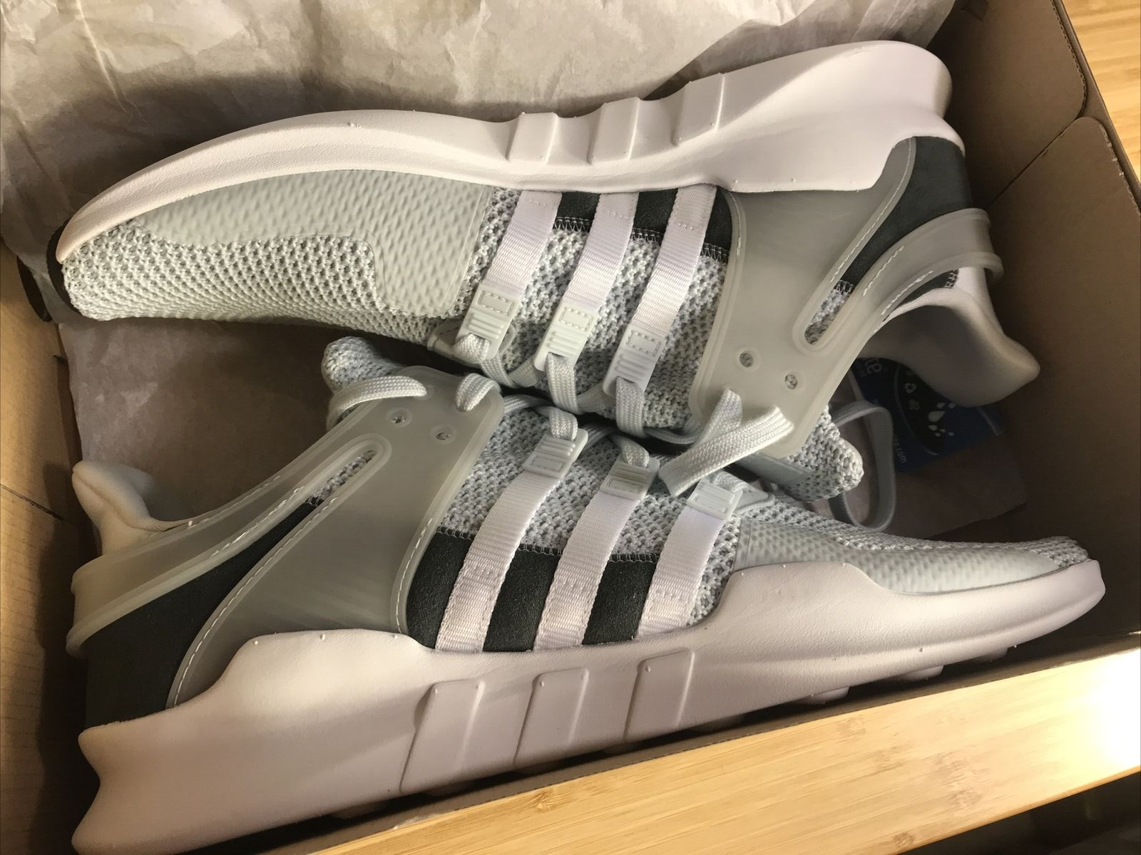 adidas eqt support on feet