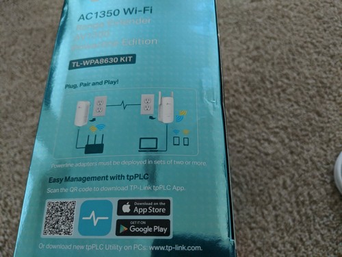 TL-WPA8630 TP-Link Wi-Fi AC1350 AV1300 Powerline Edition 3 port