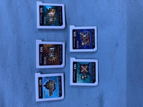 3ＤＳ　MＨ3GとMＨＸ Nintendo 3DS Monster Hunter 3G & 4 & 4G & X & XX set Japan