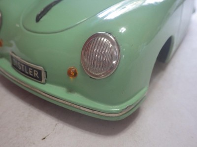 Distler Electromatic (Germany) Light Green Porsche 356 Cabrio Tin/Electric 1:15