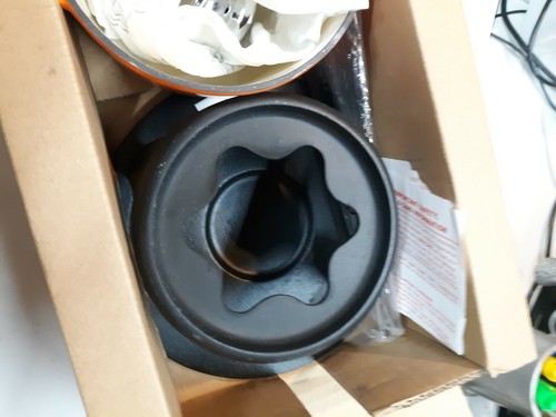 Rachel Ray Enamel Cast Iron Cookware 1.5 Quart Fondue Set: Orange