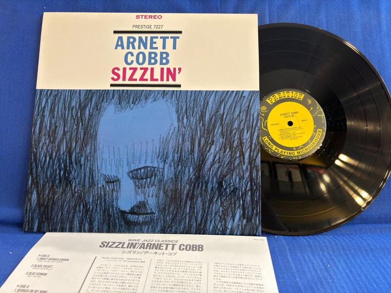 Arnett Cobb Sizzlin Wwlj 7067 + Insert No Obi. Japan 1992 Mint!!