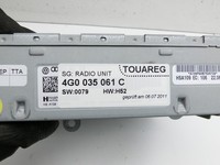 VW Touareg 7P 10-14 Autoradio Radio Unit JTB-074 MMI VW Touareg 7P 10-14 11.10.2011 4G0035061C gebraucht Vorschau 5
