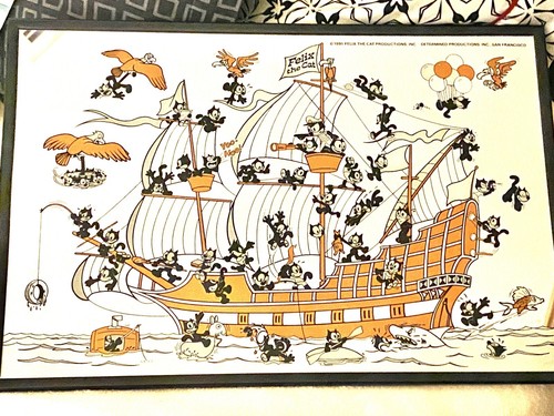 7SAM11 FELIX the cat mirror ビンテージ 鏡 現状品 Felix the cat ミラー 7SAM11 FELIX the cat mirror ビンテージ 鏡