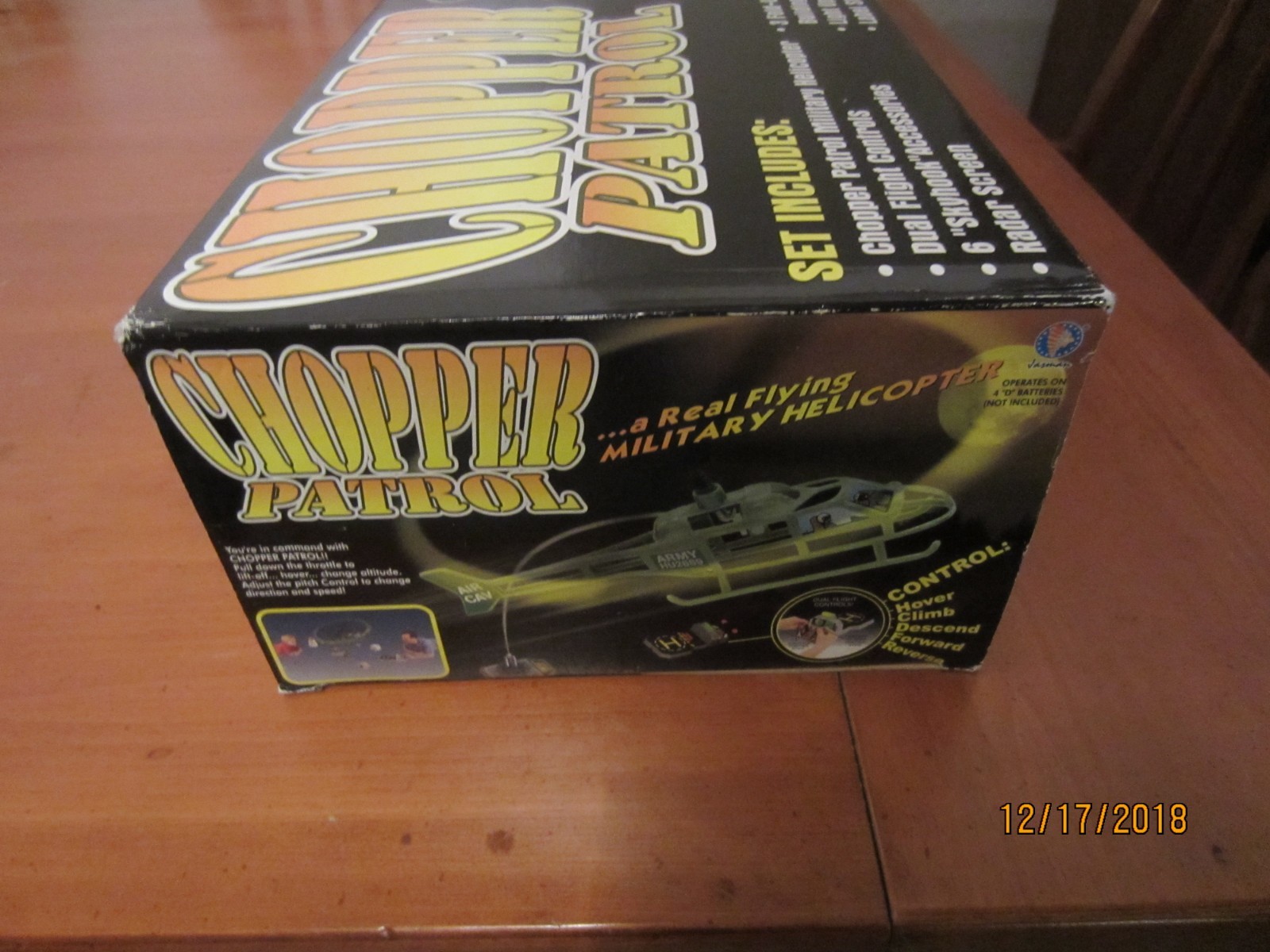 Jasman Chopper Patrol Flying Helicopter..NIB Vertibird