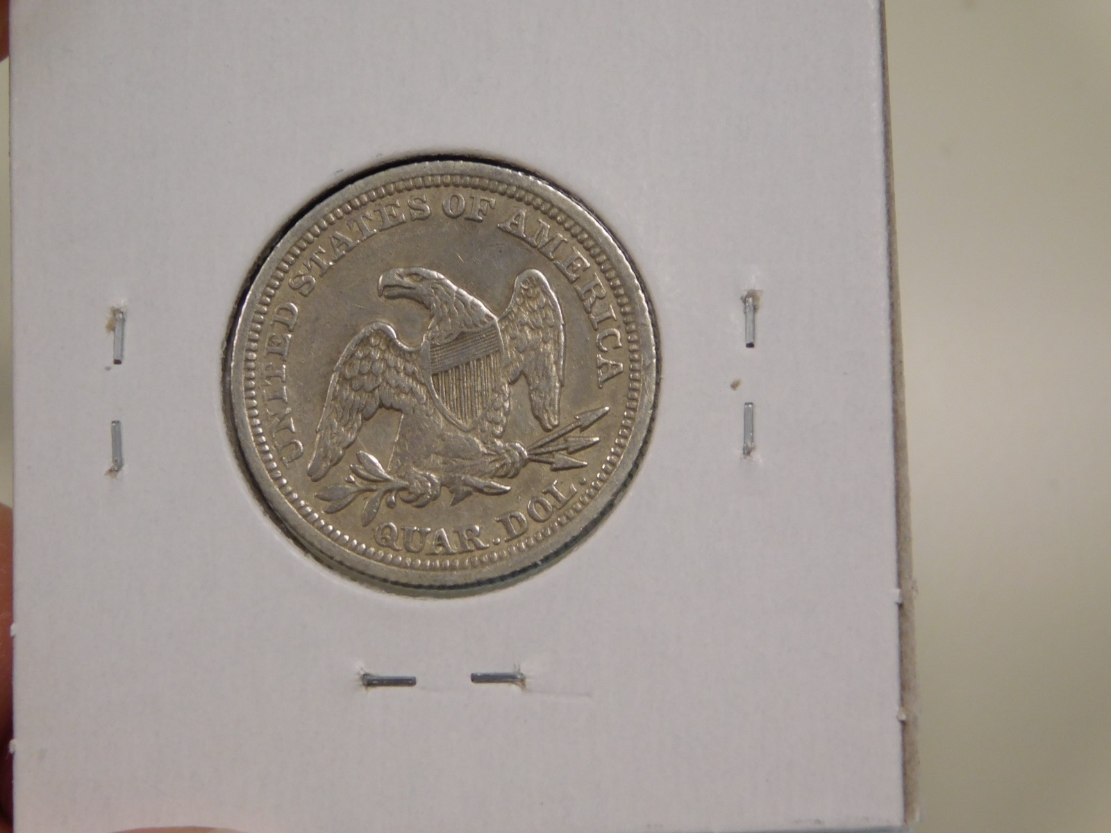 1857 Seated Liberty Quarter