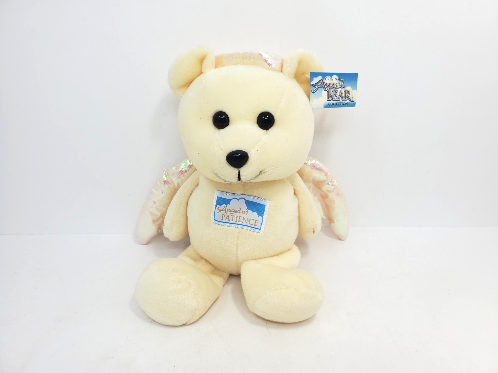 Original Angel Bear Collection Bean Bag Plush Stuffed Animal NWT Patience 9.5