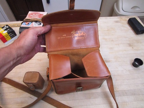 Vintage Small  Sun Valley by Service Camera Case Saddle Leather
