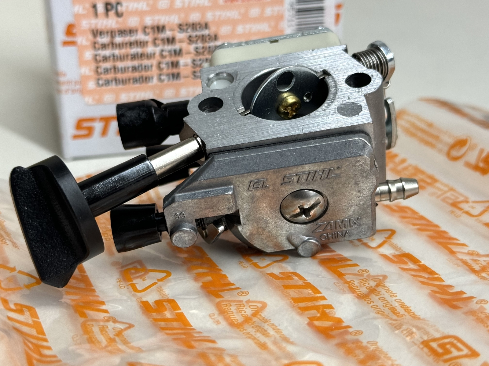 STIHL OEM ZAMA CARBURETOR 4241 120 0607 FOR BLOWERS BG56 BG86 SH56 SH86 - Picture 5 of 6