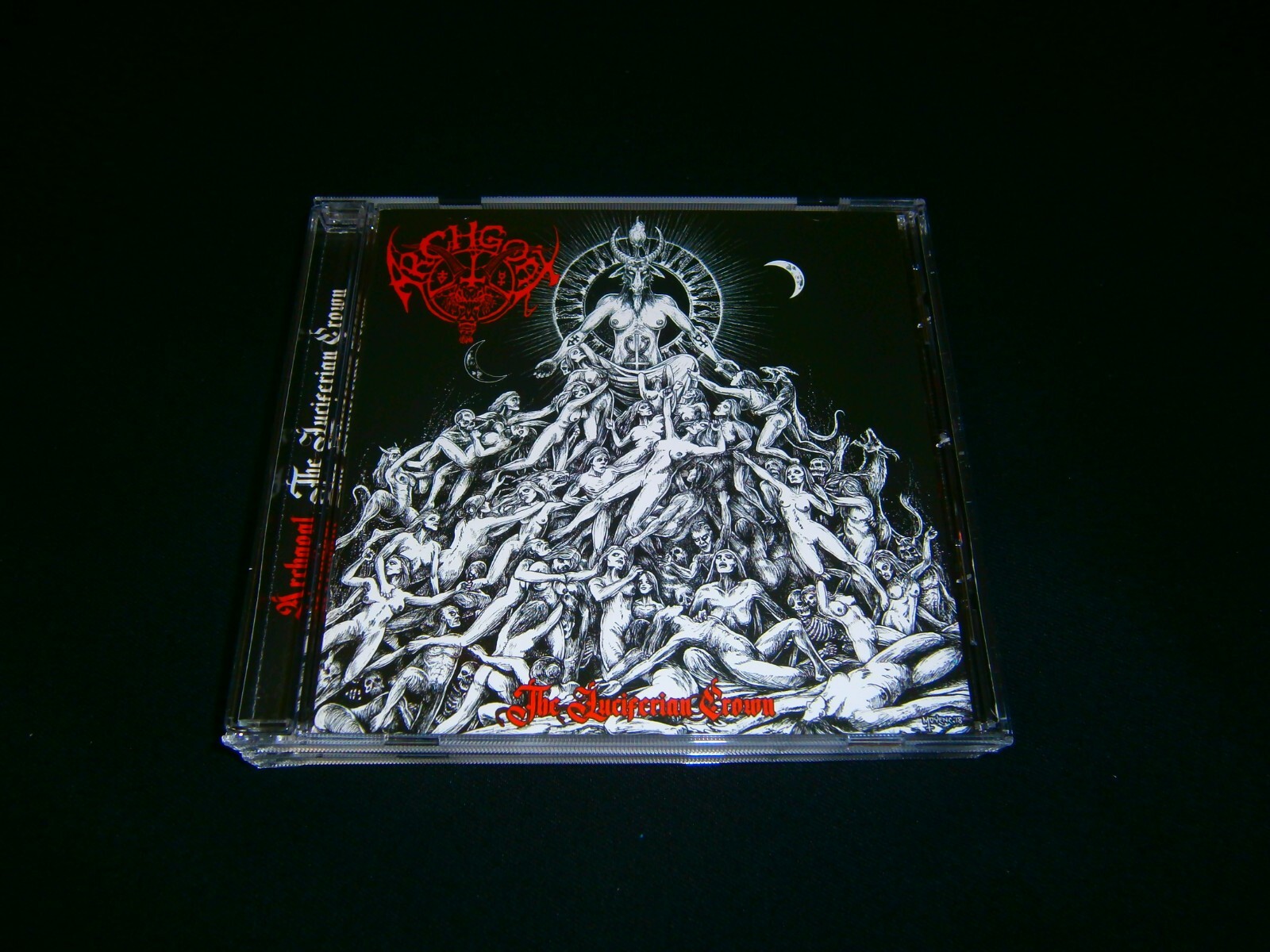 仏LP Archgoat The Luciferian Crown DMP0163 Debemur Morti Productions /00400 Archgoat – The Luciferian Crown – Vinyl (Red [Blood] With