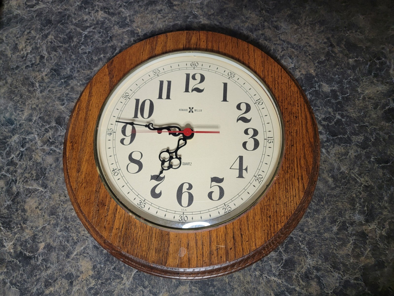 【Howard Miller】　ビンテージ　50's ボールクロック Howard Miller Wall Clock 612-605 Vintage - Works 12