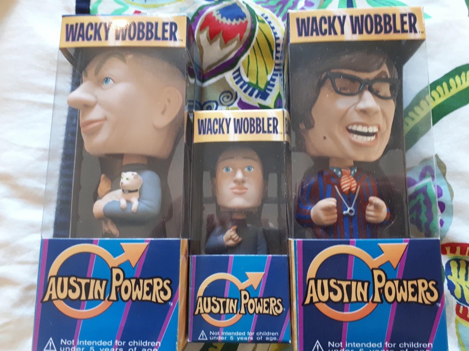 【FUNKO WACKY WOBBLER】Austin Powers 3体セット Austin Powers Wacky Wobblers (Set of 3 by Funko - EXTREMELY