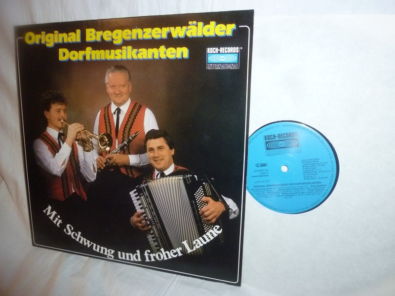 BregenzerwÃ¤Lder Dorfmusikanten, Mit Schung Und Frohe Laune, Austria Koch Lp 86