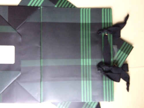 Heart&Hand By Magnolia Chip & Joanna Gaines  Gift Bag  Set Of 2 Lovely plaid