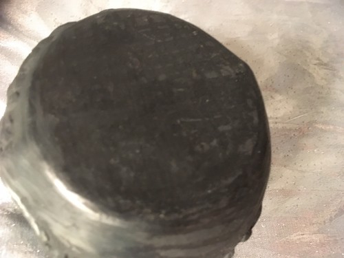 VINTAGE CENTRAL MEXICO City Park Villa BLACK POTTERY Ashtray #2