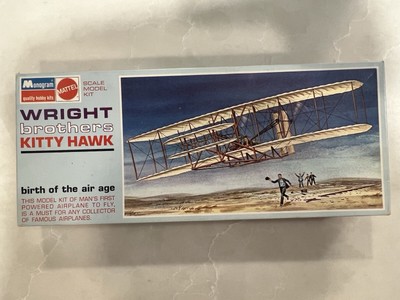 MONOGRAM WRIGHT BROTHERS KITTY HAWK #6824 RARE 1968 - FREE SHIPPING