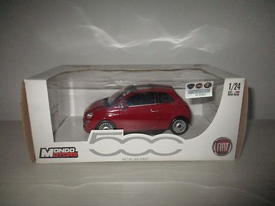 NUOVA FIAT 500 MONDO MOTORS SCALA 1:24