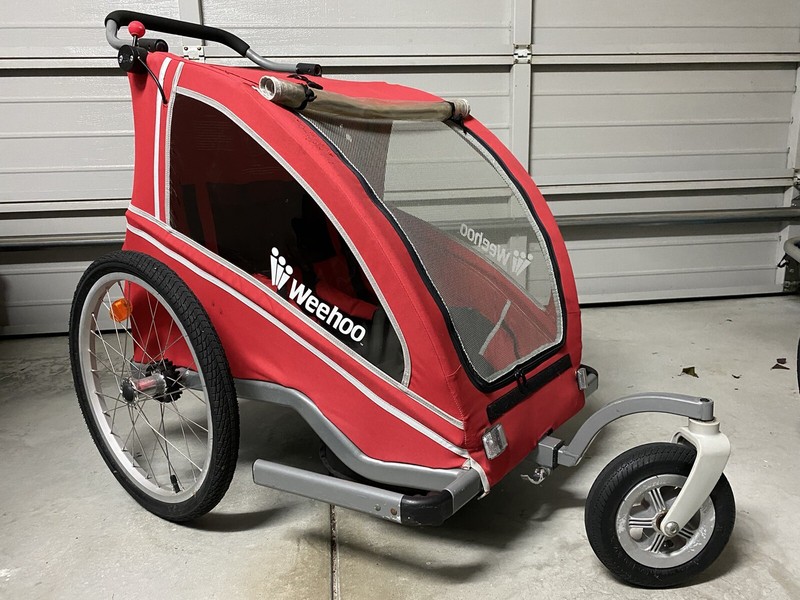weehoo weego buggy bicycle trailer and jogger