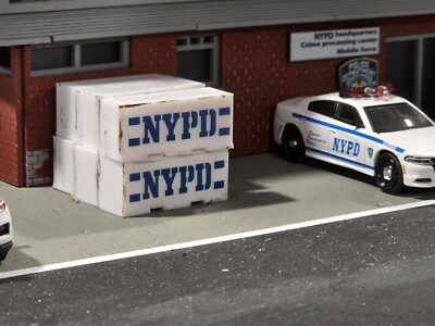 1/64 3D Barrier Set (6) NYPD