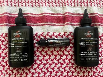 Bushmaster Gun Cleaning System , Bore Cleaner, Rinse, Lubricant NOS