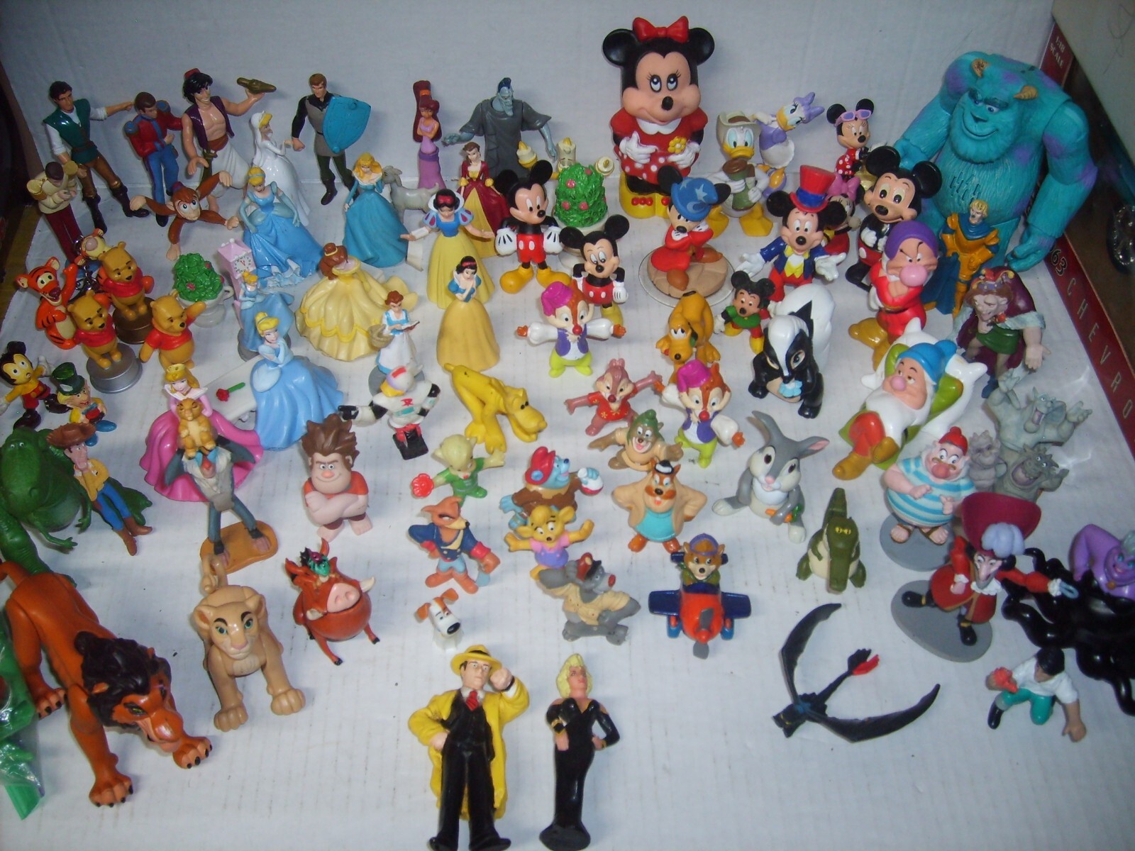 HUGE DISNEY MICKEY TOY STORY DICK TRACY & MANY MORE PVC CHARACTER