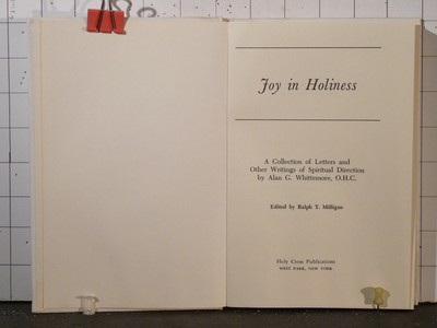 Joy in Holiness  by Alan G. Whittemore  1964 Hardcover   392